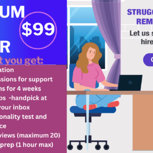 Premium Job Seeker Support