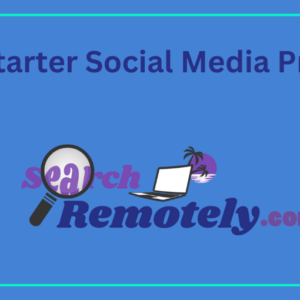 Search Remotely Starter Social Media Pro